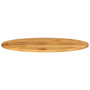 Plateau de table ovale en bois de manguier massif 120x50x3,8 cm V6011 Vetonek