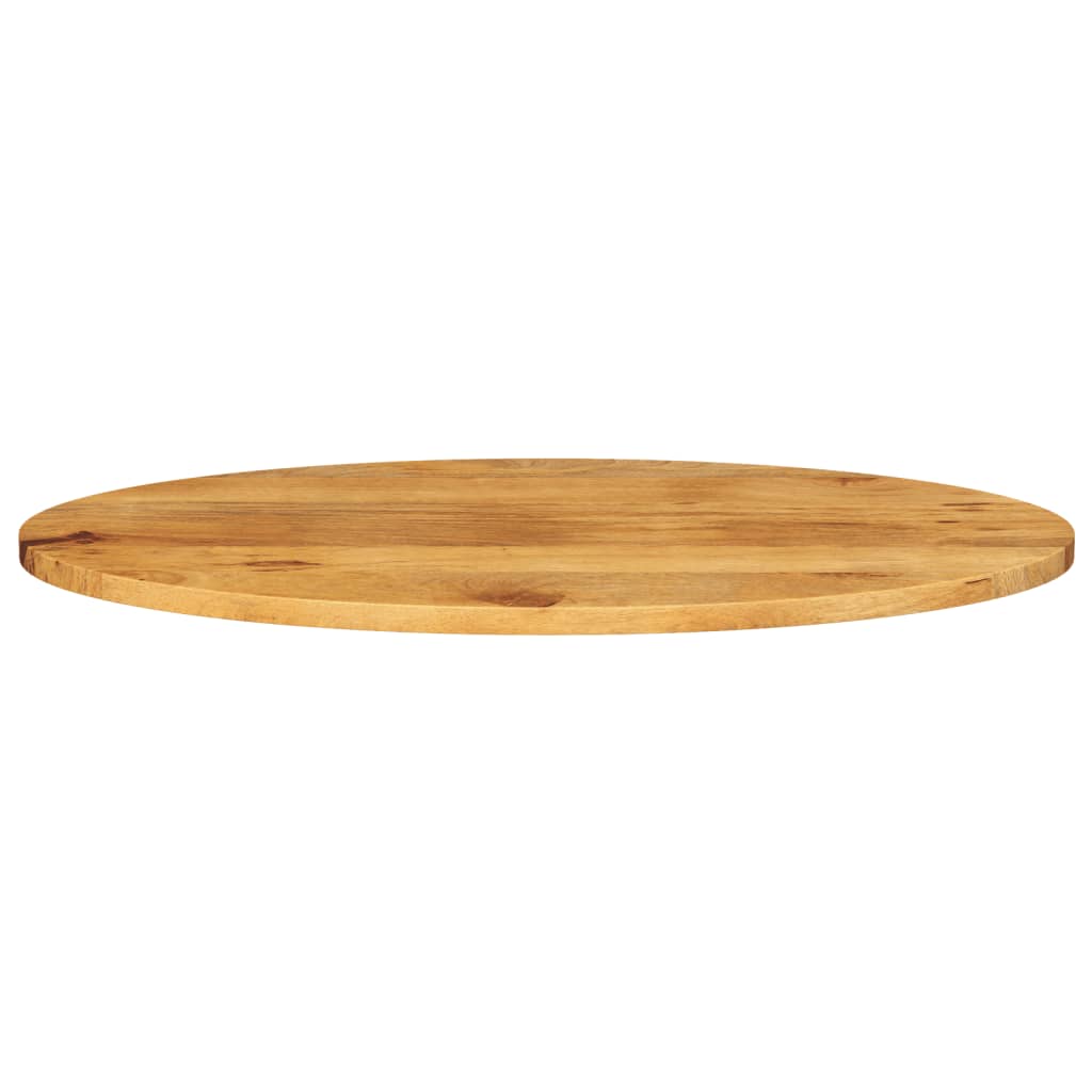 Plateau de table ovale en bois de manguier massif 120x50x3,8 cm V6011 Vetonek