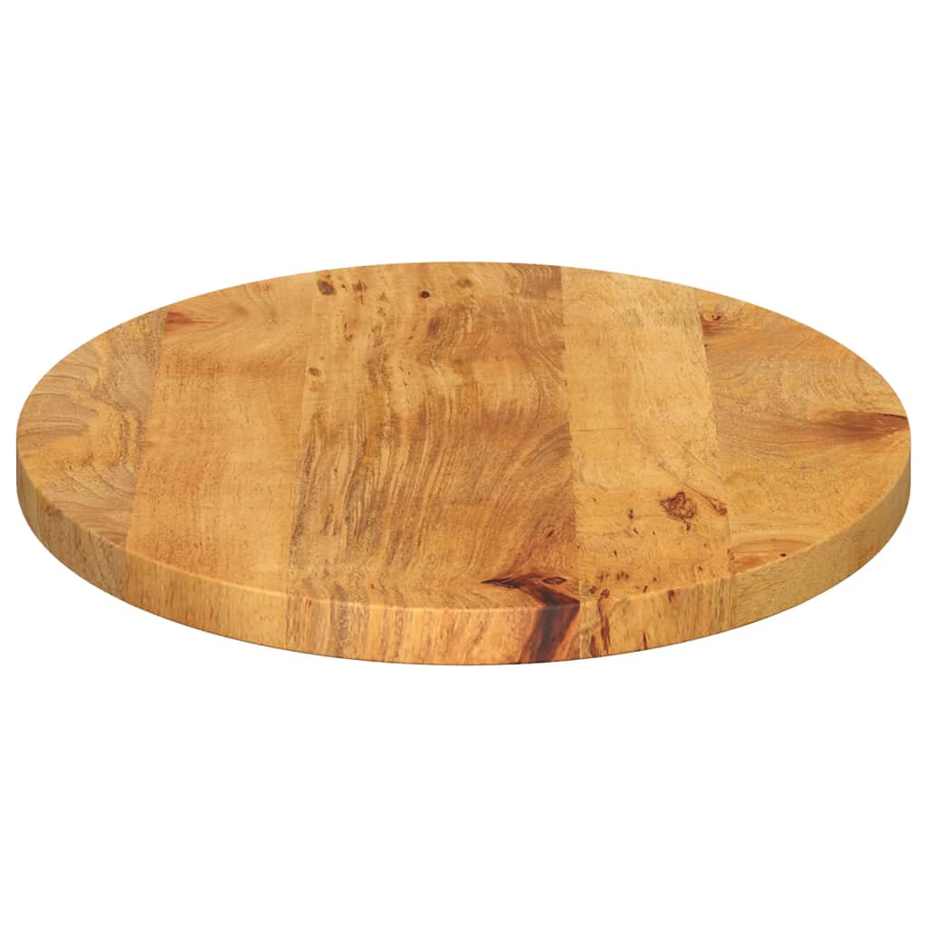 Plateau de table ovale en bois de manguier massif 120x50x3,8 cm V6011 Vetonek