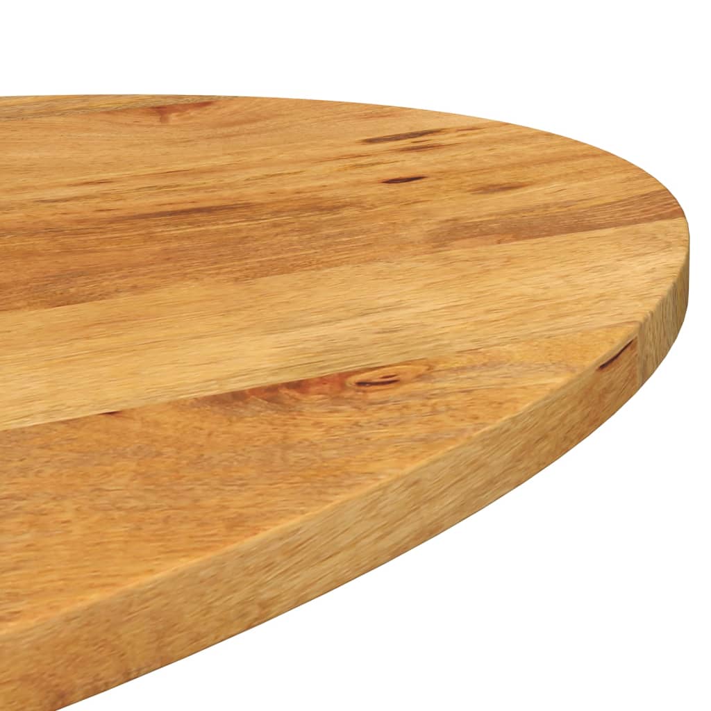 Plateau de table ovale en bois de manguier massif 120x50x3,8 cm V6011 Vetonek