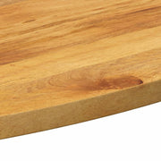 Plateau de table ovale en bois de manguier massif 120x50x3,8 cm V6011 Vetonek