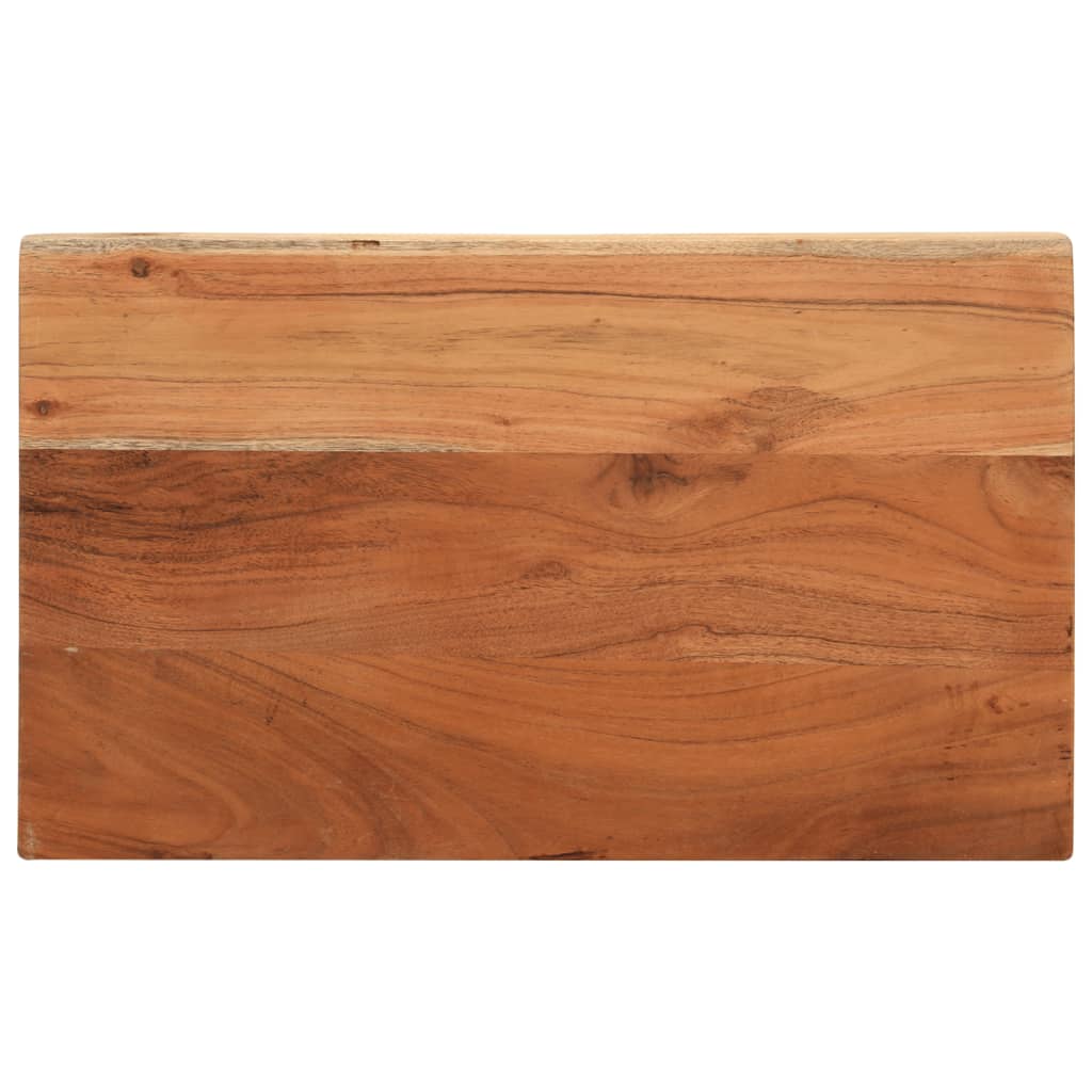 Vetonek Tablero de mesa rectangular madera maciza acacia 40x20x2,5 cm