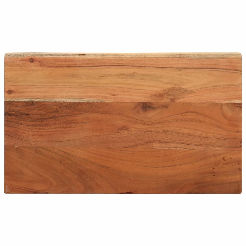 Vetonek Tablero de mesa rectangular madera maciza acacia 50x20x3,8 cm