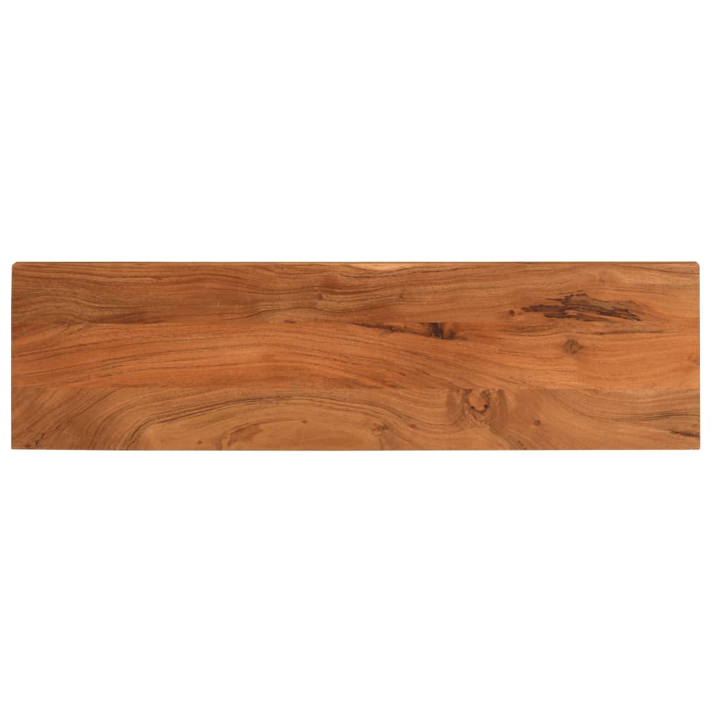 Vetonek Tablero de mesa rectangular madera maciza acacia 100x20x3,8 cm