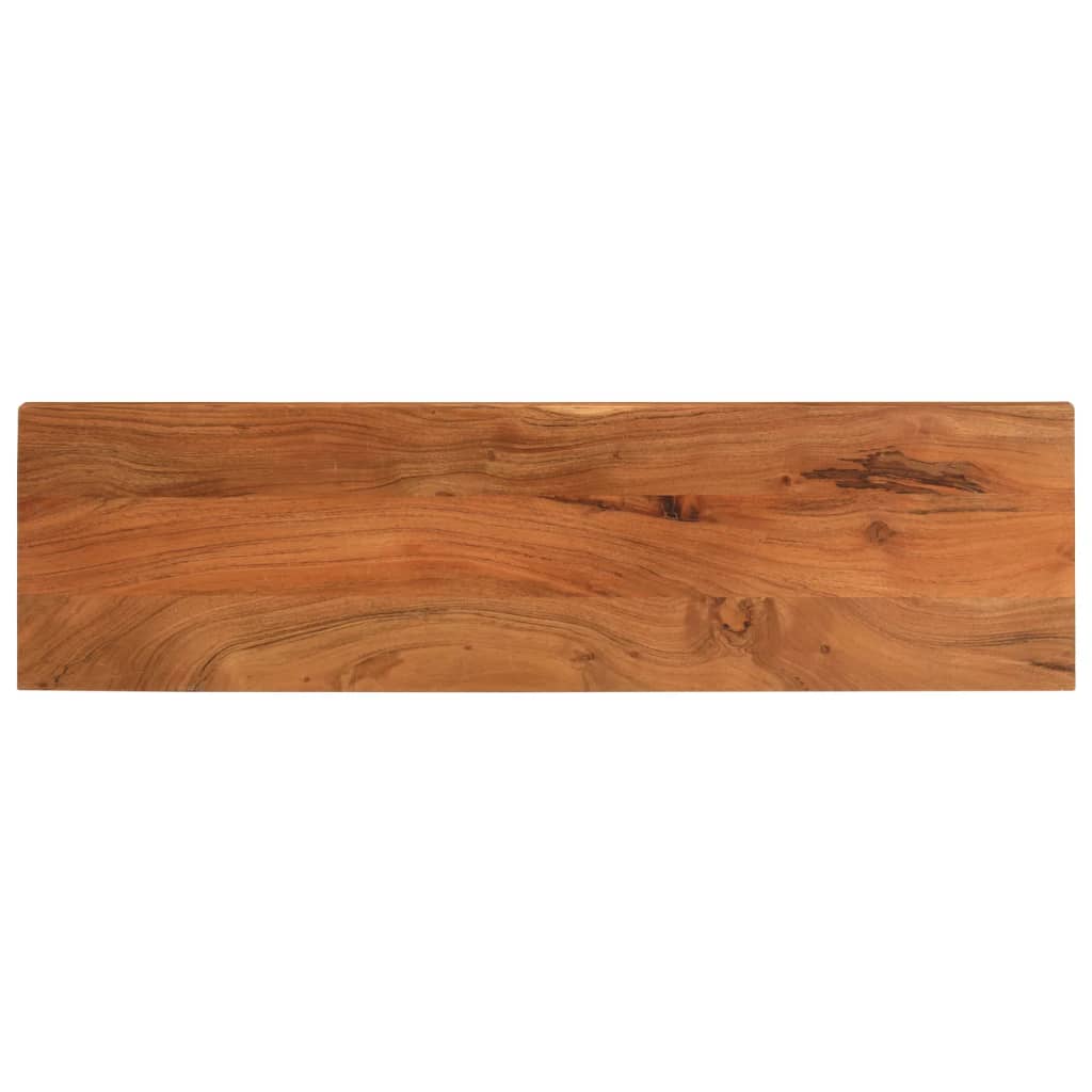 Vetonek Tablero de mesa rectangular madera maciza acacia 120x20x3,8 cm