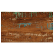 Plateau de table rectangulaire en bois massif recyclé 40x20x2,5 cm v7353 Vetonek