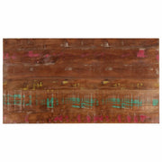 Plateau de table rectangulaire en bois massif recyclé 100x50x3,8 cm V8527 Vetonek