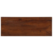 Plateau de table rectangulaire en bois massif recyclé 80x20x2,5 cm v8800 Vetonek
