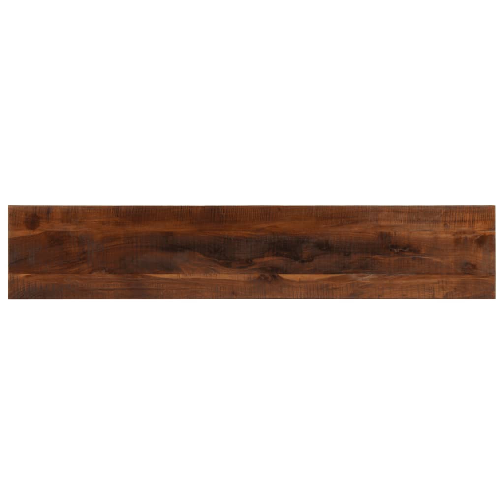 Plateau de table rectangulaire en bois massif recyclé 160x20x2,5 cm V8862 Vetonek