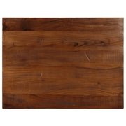 Plateau de table rectangulaire bois massif recyclé 90x50x2,5 cm v9166 Vetonek
