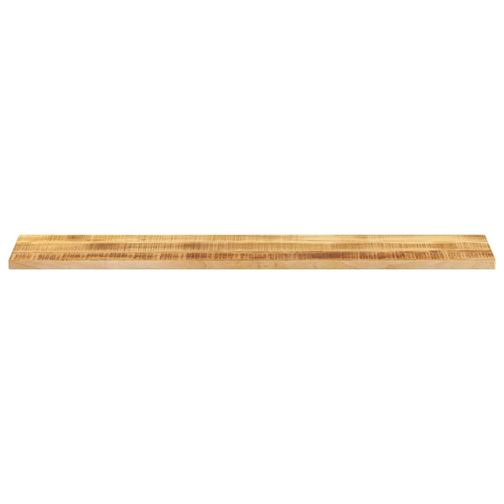 Tablero de mesa rectangular madera mango rugosa 160x20x2,5 cm