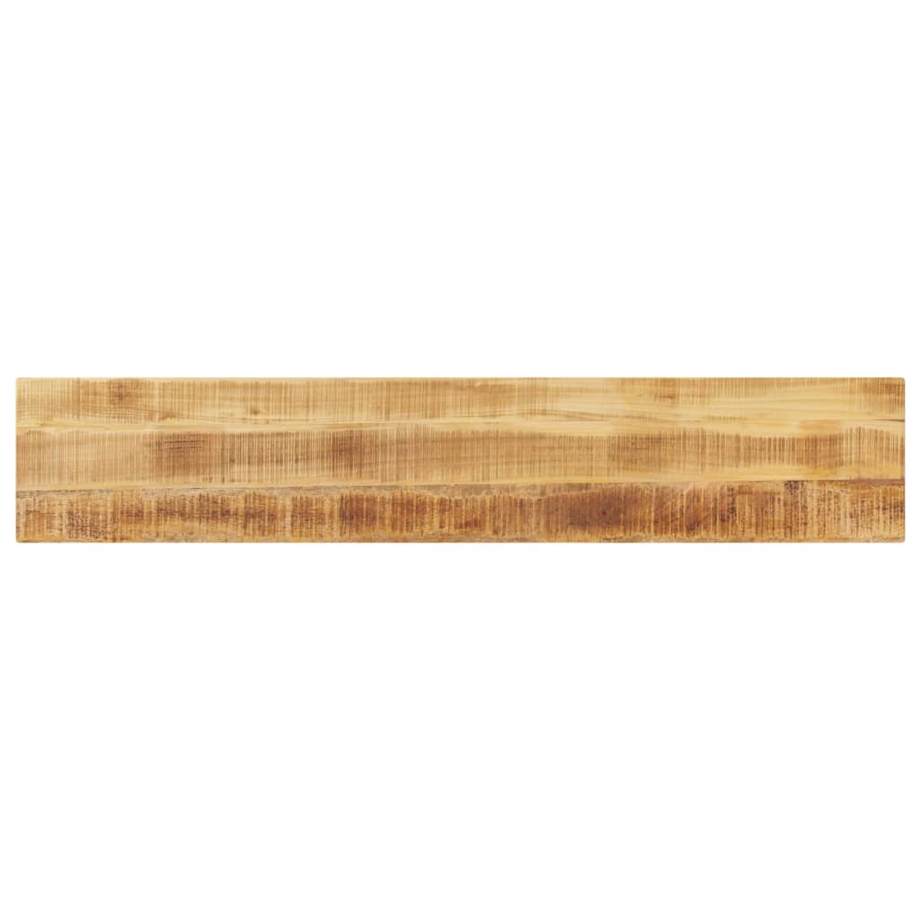 Vetonek Tablero de mesa rectangular madera mango rugosa 180x30x2,5 cm