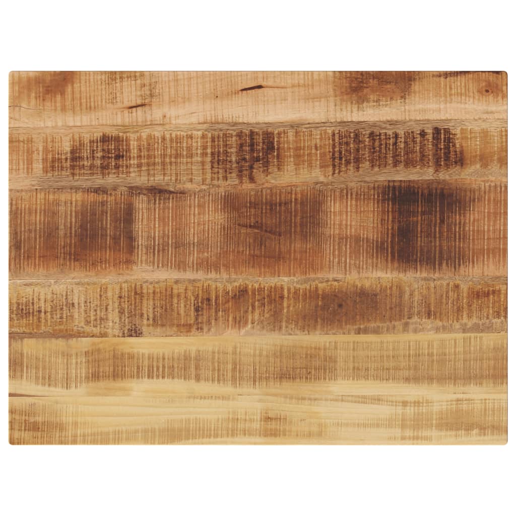 Vetonek Tablero de mesa rectangular madera mango rugosa 90x70x1,5 cm