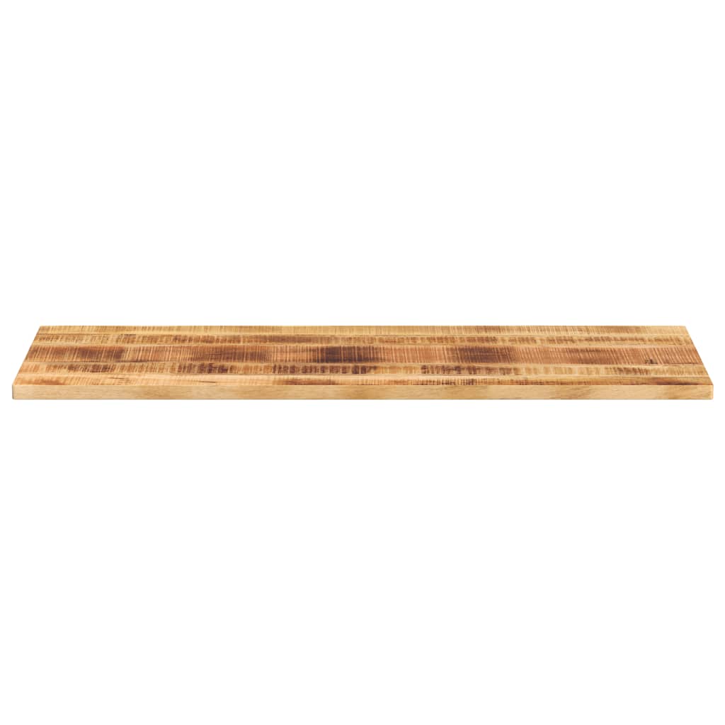 Tablero de mesa rectangular madera mango rugosa 140x60x3,8 cm