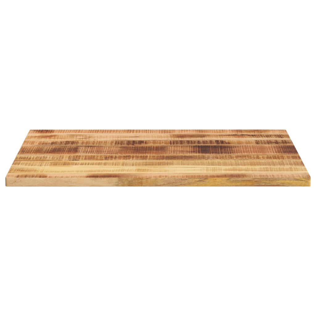 Tablero de mesa rectangular madera mango rugosa 100x80x3,8 cm