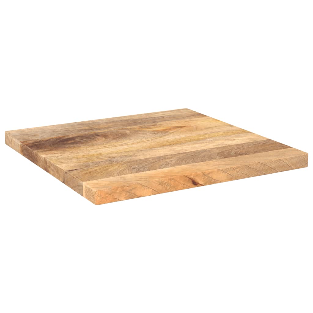Tablero de mesa cuadrado madera maciza de mango 50x50x3,8 cm V2484 Vetonek