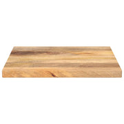Plateau de table carré en bois de manguier massif 50x50x3,8 cm V2484 Vetonek