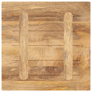 Plateau de table carré en bois de manguier massif 50x50x3,8 cm V2484 Vetonek