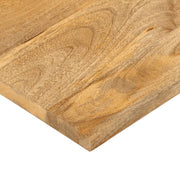 Plateau de table carré en bois de manguier massif 50x50x3,8 cm V2484 Vetonek