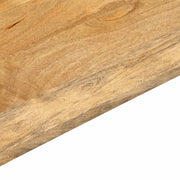 Plateau de table carré en bois de manguier massif 50x50x3,8 cm V2484 Vetonek
