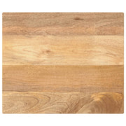 Tablero de mesa rectangular madera maciza mango 60x50x3,8 cm V2491 Vetonek