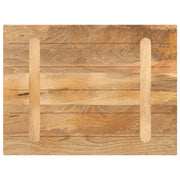 Tablero de mesa rectangular madera maciza mango 80x50x3,8 cm V2514 Vetonek