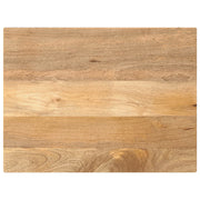 Tablero de mesa rectangular madera maciza mango 70x60x3,8 cm V2590 Vetonek