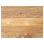 Tablero de mesa rectangular madera maciza mango 80x60x3,8 cm V2606 Vetonek
