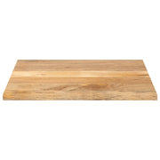 Plateau de table carré en manguier massif 70x70x3,8 cm V2668 Vetonek