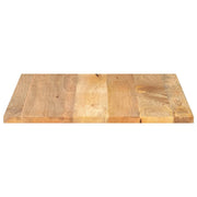 Plateau de table carré en manguier massif 70x70x3,8 cm V2668 Vetonek