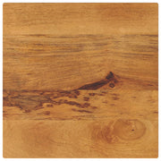 Plateau de table carré en bois de manguier massif 50x50x2,5 cm V3139 Vetonek