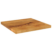 Plateau de table carré en manguier massif 60x60x2,5 cm V3238 Vetonek