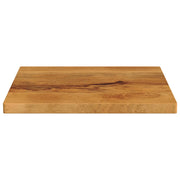 Plateau de table carré en manguier massif 60x60x2,5 cm V3238 Vetonek