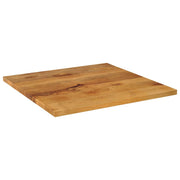 Plateau de table carré en manguier massif 70x70x2,5 cm V3313 Vetonek