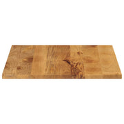 Plateau de table carré en manguier massif 70x70x2,5 cm V3313 Vetonek