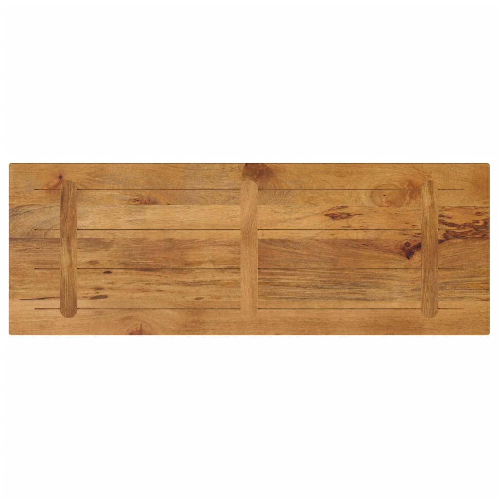 Tablero de mesa rectangular madera maciza mango 140x50x3,8 cm V3863 Vetonek
