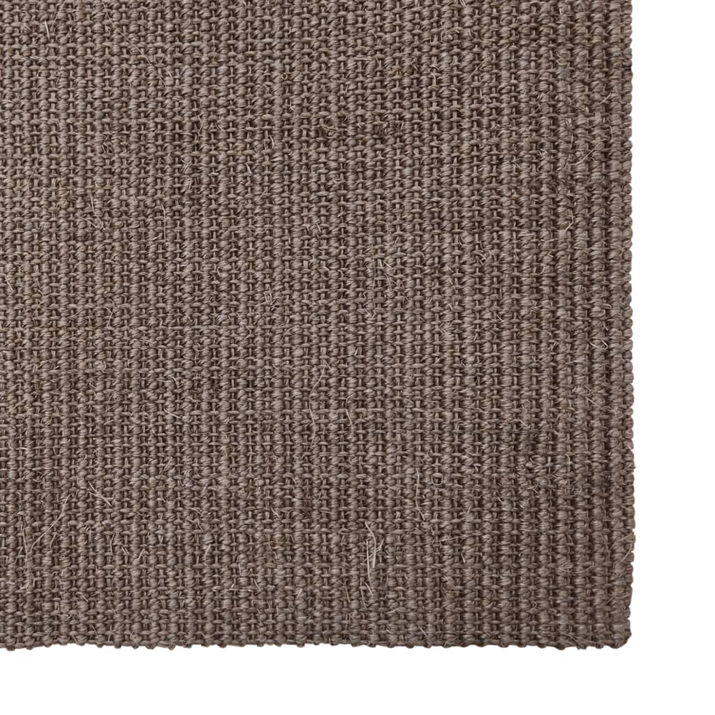 Alfombra de sisal para rascador marrón 66x350 cm vidaXL