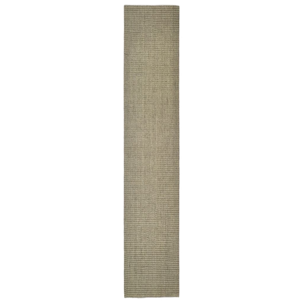 Alfombra de sisal para rascador gris taupe 66x350 cm vidaXL