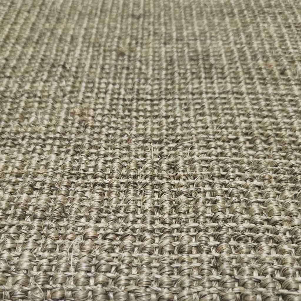 Alfombra de sisal para rascador gris taupe 66x350 cm vidaXL