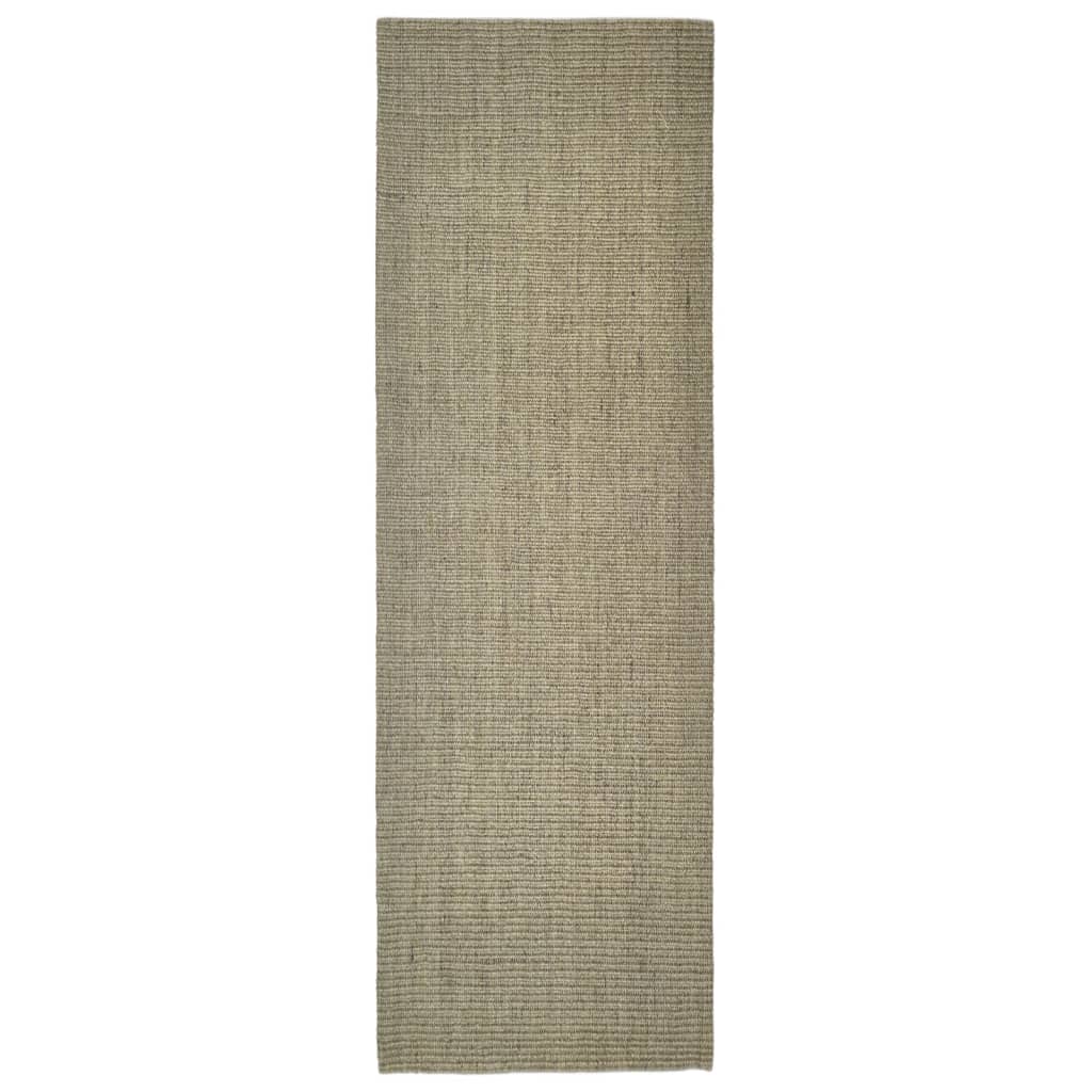 Alfombra de sisal para rascador gris taupe 80x250 cm vidaXL