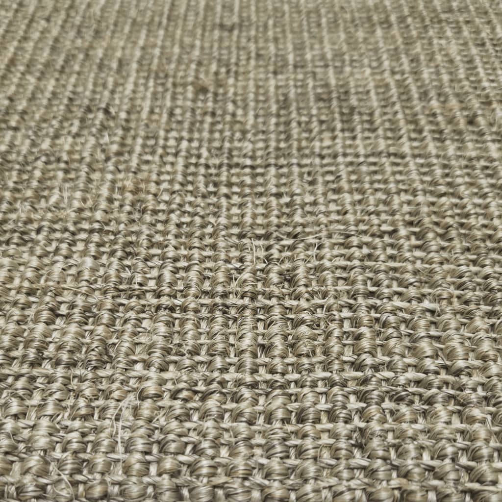 Alfombra de sisal para rascador gris taupe 80x250 cm vidaXL