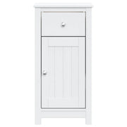 Mueble de baño BERG madera maciza de pino blanco 40x34x80 cm - Vetonek