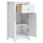 Mueble de baño BERG madera maciza de pino blanco 40x34x80 cm - Vetonek