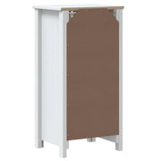Mueble de baño BERG madera maciza de pino blanco 40x34x80 cm - Vetonek