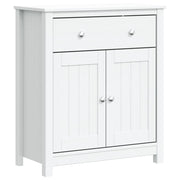 Vetonek Mueble de baño BERG madera maciza de pino blanco 69,5x34x80 cm