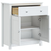 Mueble de baño berg madera maciza de pino blanco 69,5x34x80 cm v5102 - Vetonek