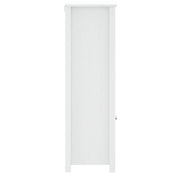 Mueble de baño berg madera maciza de pino blanco 40x34x110 cm v5126 - Vetonek