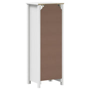 Mueble de baño berg madera maciza de pino blanco 40x34x110 cm v5126 - Vetonek