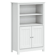 Mueble de baño BERG madera maciza de pino blanco 69,5x34x110 cm - Vetonek