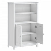 Mueble de baño BERG madera maciza de pino blanco 69,5x34x110 cm - Vetonek